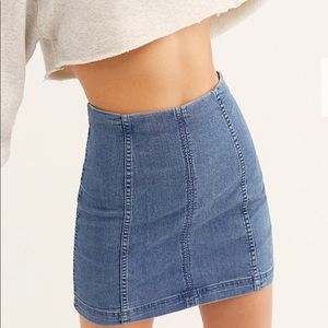 Free People Denim Skirt